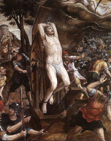 Michiel Coxie The Torture of St George.